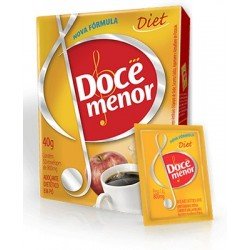 Doce Menor Adoçante em Pó 50 Envelopes