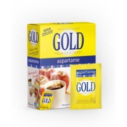Gold Adoçante Aspartame Premium em Pó 50 Envelopes