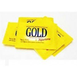 Gold Adoçante Aspartame Premium em Pó 1000 Envelopes