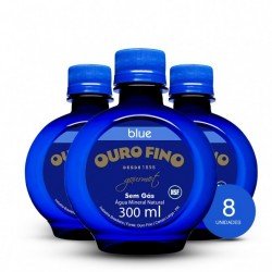 Água Mineral Ouro Fino Gourmet Blue Sem Gás 300ml