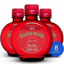 Água Mineral Ouro Fino Gourmet Red Sem Gás 300ml