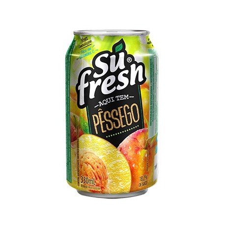 Sufresh Néctar Pêssego Lata 330ml