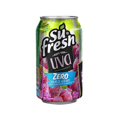 Sufresh Néctar Uva Zero Lata 330ml