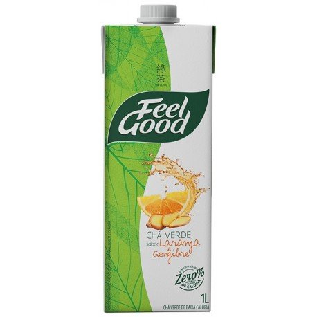 Feel Good Chá Verde com Laranja e Gengibre 1 Litro