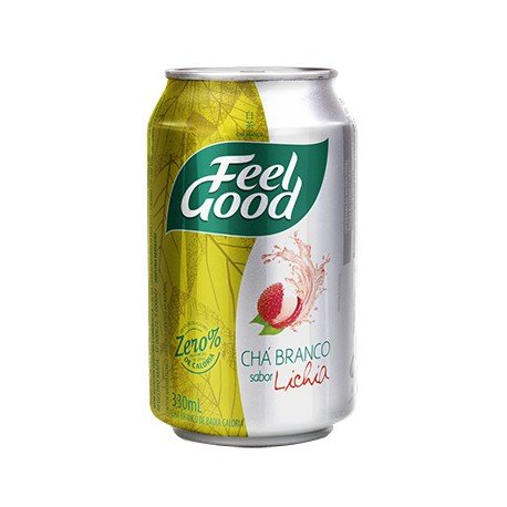 Feel Good Chá Branco com Lichia Lata 330ml
